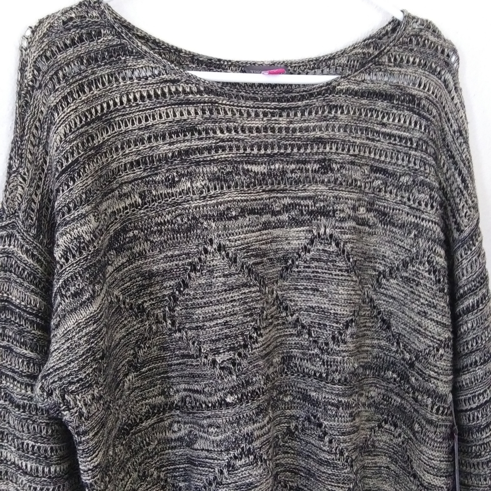Vince Camuto stitch cotton sweater Size Large - Picture 8 of 13